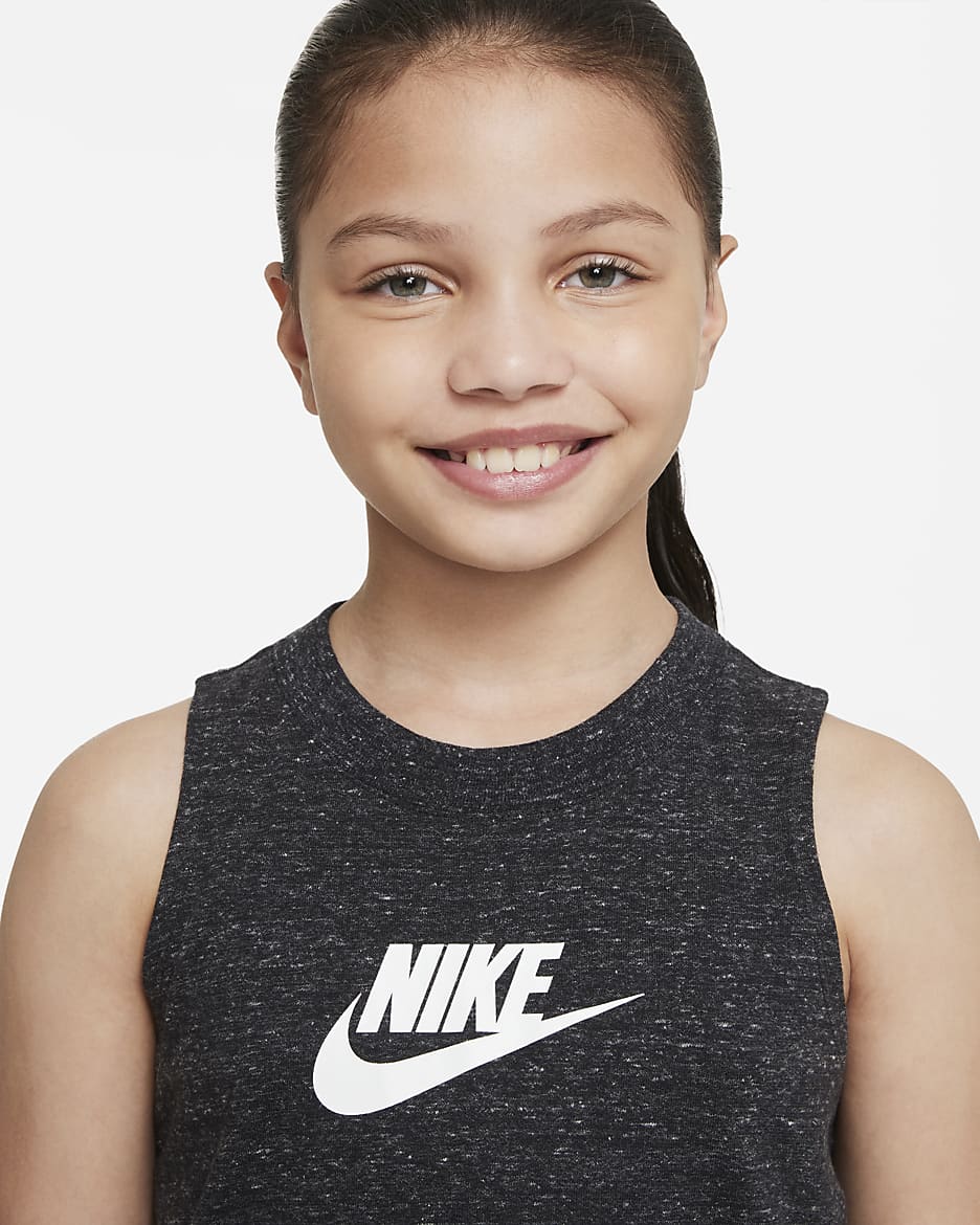 Nike Sportswear Older Kids Girls Jersey Tank. Nike CH